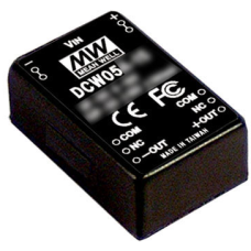 DCW 05C-05 6 W Giriş 36~72 Vdc ± 5 V dc ±500mA DC-DC Convertör