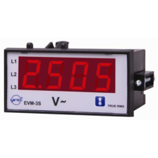 EVM-3C-48 Entes Voltmetre (48*96) Kontak Çıkışlı