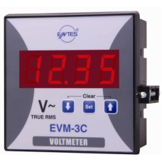 EVM-3C-96 Entes Voltmetre (96*96) Kontak Çıkışlı