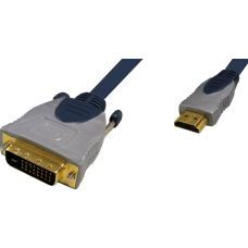 HDM-DVI-020 20 metre HDMI - DVI Kablo(Ferit Mıknatıslı)