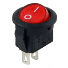 IC-134D Mini Yuvarlak Işıklı Anahtar ON-OFF 3P