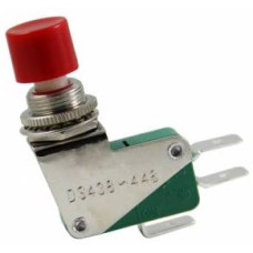 IC176E Ø12 mm DS-438 Kırmızı Butonlu Basmalı Micro Switch 