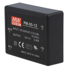 PM-05-12 5W 12V 0.42A Power Medikal Modül