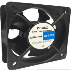 DMX-G13538HABL 135x135x38mm 220VAC Demex Rulmanlı Kare Fan